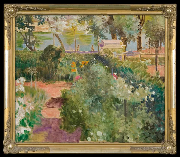 Jacek Malczewski, WEJŚCIE DO WILLI NA ZWIERZYŃCU, 1914