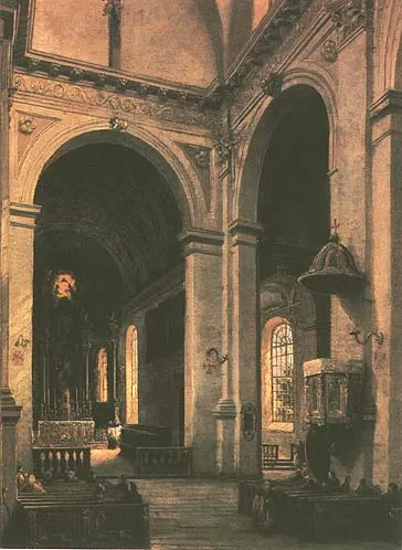 Marcin Zaleski, Wnętrze Kolegiaty w Zamościu