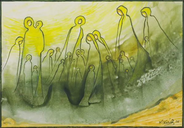 Lucyna Kuśnierczyk, Słońcem darzące, z cyklu Kobiety, 2006