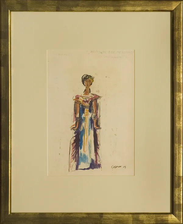 Otto Axer, Projekt kostiumu, 1964