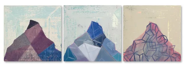 Monika Stolarska, Góry mentalne (tryptyk), 2011