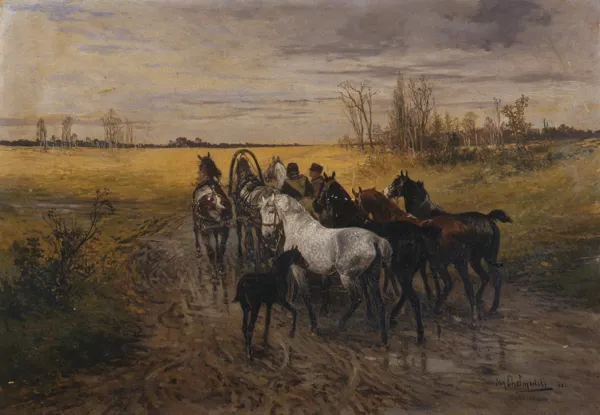 Jan Chełmiński, Na koński jarmark