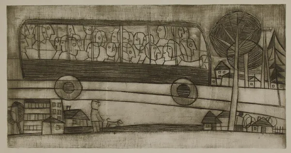Leopold Lewicki, Autobus, 1972