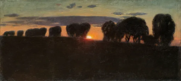 Stefan Popowski, ZACHÓD SŁOŃCA, 1909