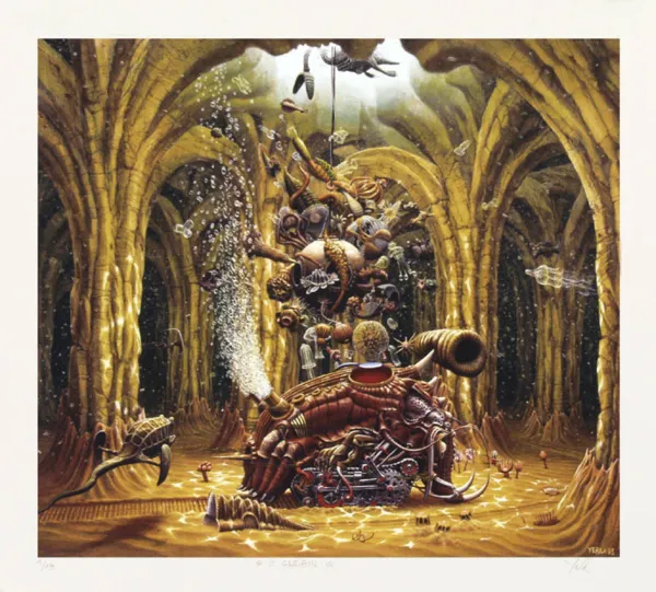 Jacek Yerka, Z głębin, 1995