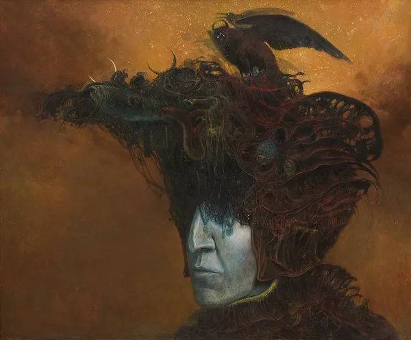 Zdzisław Beksiński, BEZ TYTUŁU, 1976