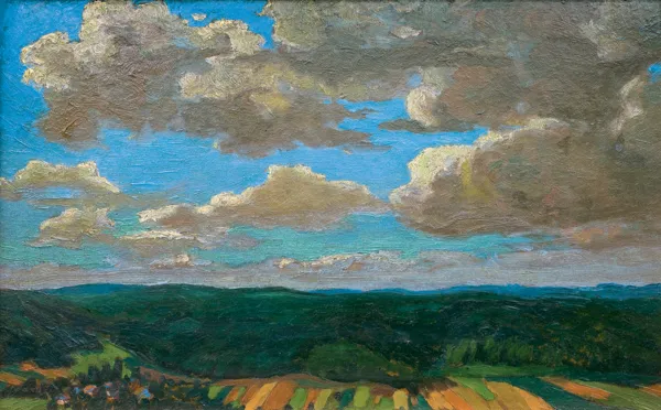 Henryk Uziembło, PEJZAŻ Z OLCZY NA PODHALU, 1929