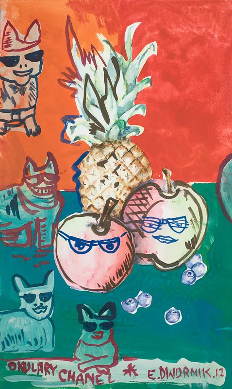 Edward Dwurnik, Okulary Chanel, 2012