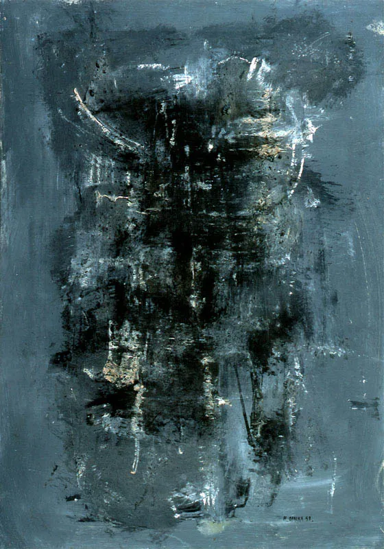 Roman Opałka, Z cyklu Studium dotykowe [?], 1959