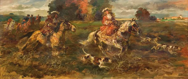 Anton Hoffmann, POLOWANIE Z OGARAMI