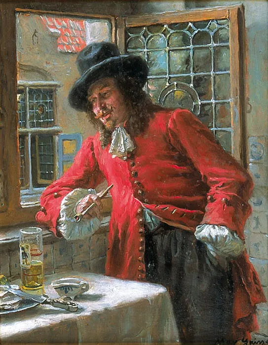 Max Gaisser, Przy oknie