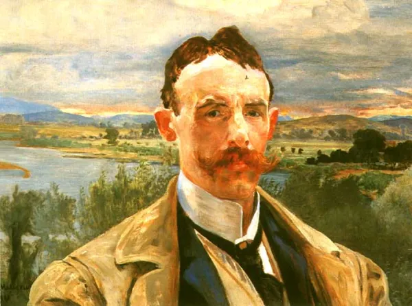 Jacek Malczewski, Portret malarza Józefa Karmańskiego
