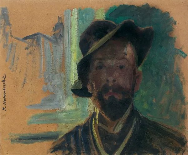 Jacek Malczewski, AUTOPORTRET, ok. 1918