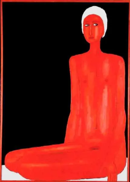 Jerzy Nowosielski, Akt (Pływaczka), 1979