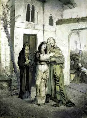 Maurycy Gottlieb, Powitanie Natana przez Rechę