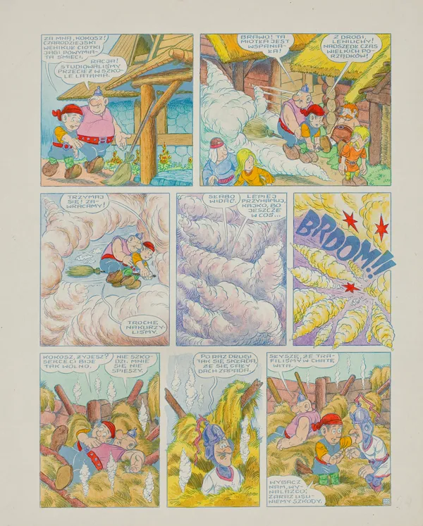 Janusz Christa, Kajko i Kokosz - Mirmił w opałach, ok. 1990