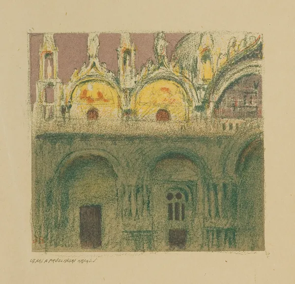 Jan Stanisławski, KOŚCIÓŁ ŚW. MARKA W WENECJI, ok. 1900