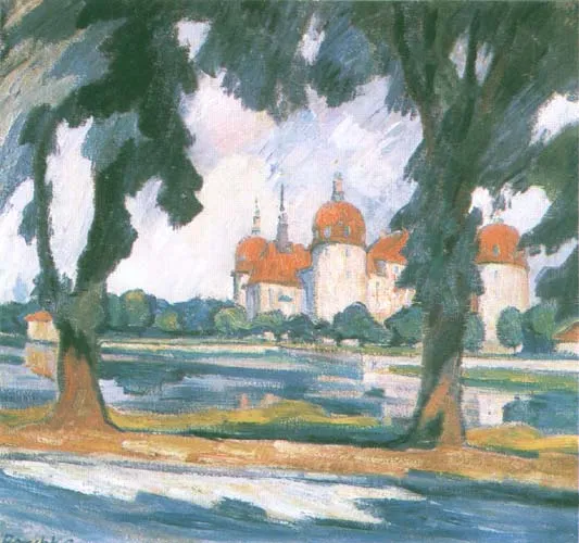 Willibald Paschke, Zamek Moritzburg pod Dreznem