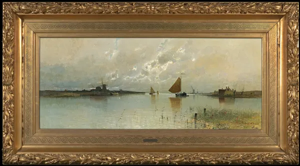 Eduard  Fischer, PORANEK NAD KANAŁEM IJMUIDEN W HOLANDII