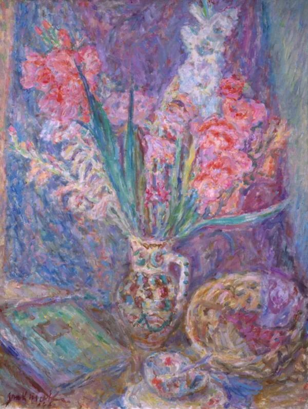 Jan Szczęsny Książek, Kwiaty w wazonie, po 1940
