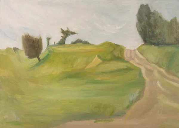 Maria Uśpieńska, WIDOK Z WYSZOGRODU, 1976