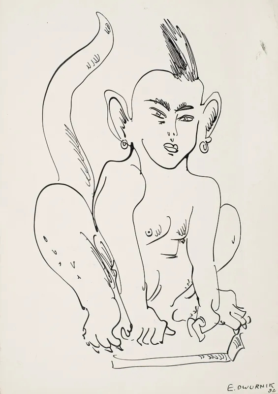 Edward Dwurnik, Sfinks, 1992