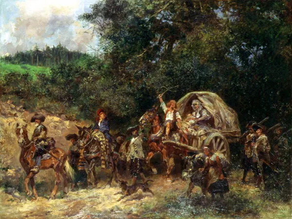 Anton Hoffmann, Tabor wojsk z czasów wojny 30-letniej, ok. 1900