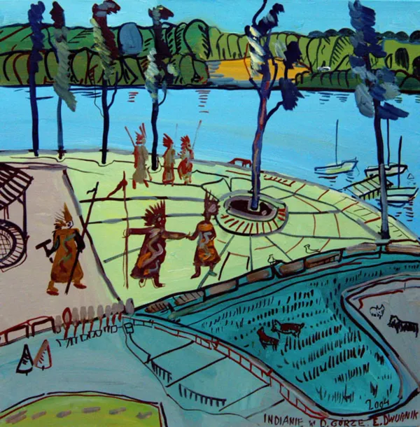 Edward Dwurnik, Indianie w dębowej górze