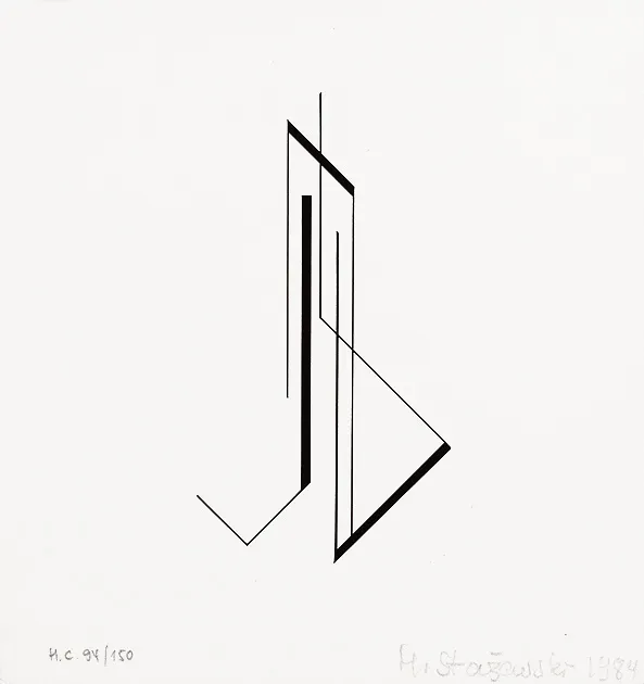 Henryk Stażewski, Kompozycja, 1984