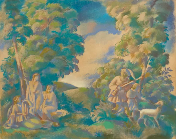 Wacław Borowski, DIANA I AKTEON,1920