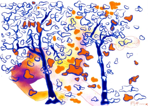 Andrzej Fogtt, Akt z drzewami, 2002