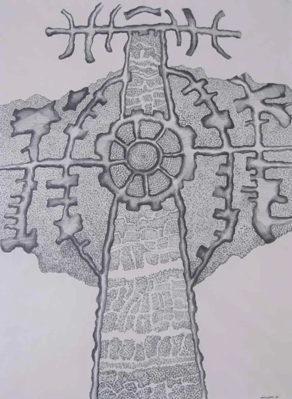 Jan Lebenstein, Figura osiowa, 1961 