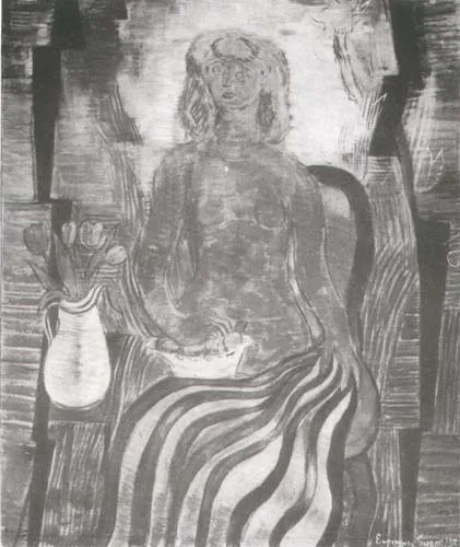 Eugeniusz Geppert, Akt z kwiatem