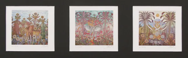 Jan Płaskociński, Trzy reprodukcje obrazów współoprawne