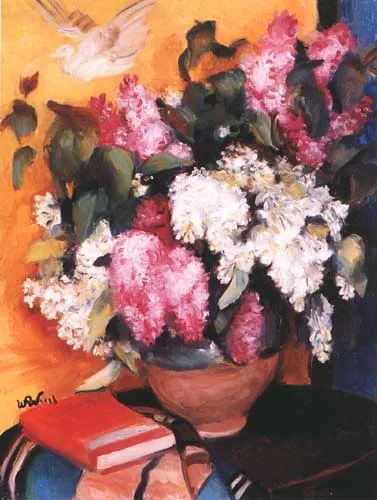 Wojciech Weiss, Martwa natura z bukietem bzów