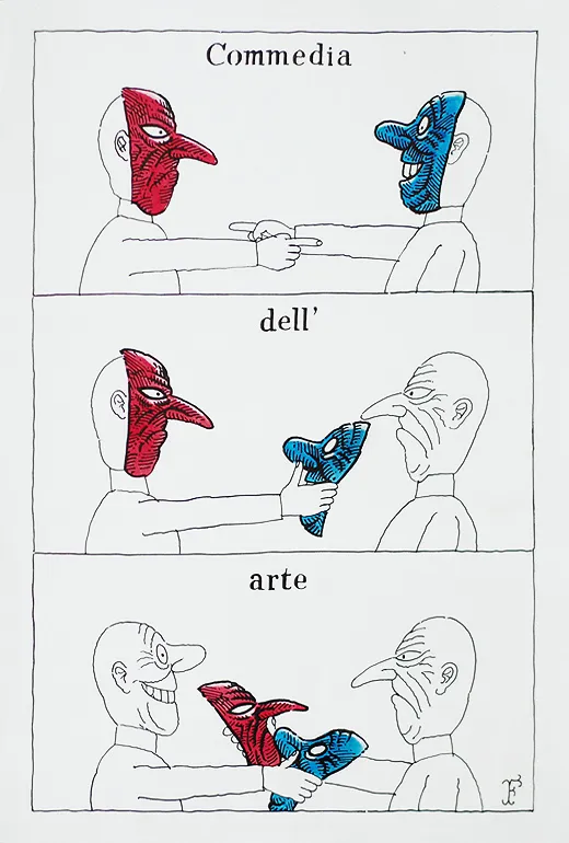 Jerzy  Flisak, Commedia dell’arte