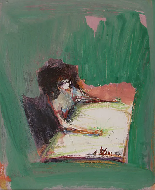 Alicja Wahl, Przy stole, 1982