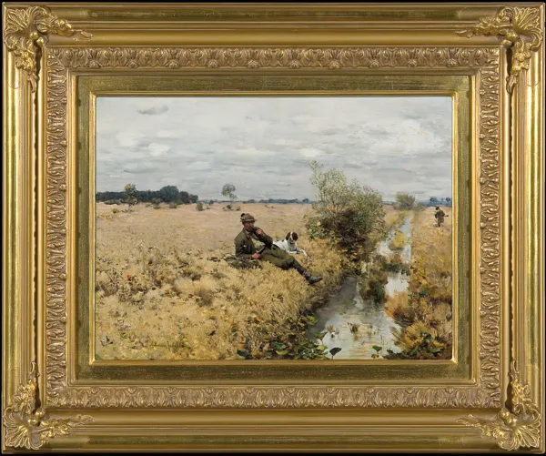 Alfred Wierusz-Kowalski, ODPOCZYNEK NA POLOWANIU