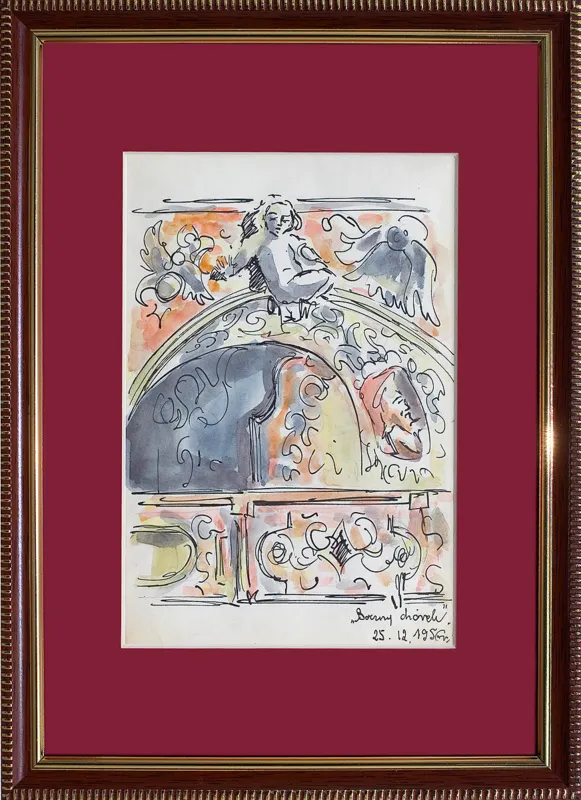 Jerzy Duda Gracz, Boczny chórek z cyklu Jasna Góra. Częstochowa,195