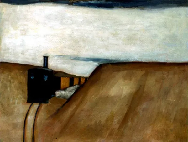 Jerzy Nowosielski, Kolejka, 1947