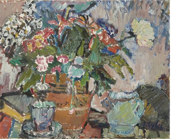 Jan Cybis, KWIATY, 1970