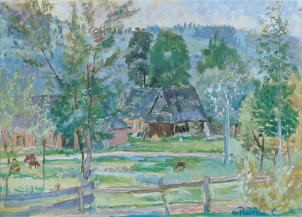 Hanna Rudzka-Cybisowa, Zagroda na Podhalu, lata 1945-1955