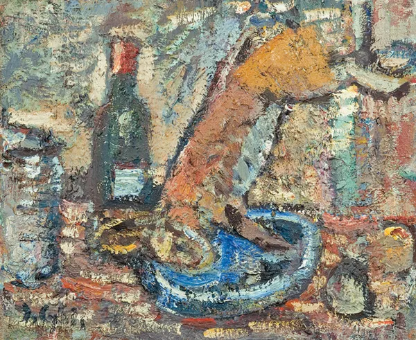 Jan Cybis, MARTWA NATURA Z ZAJĄCEM, 1969-1970