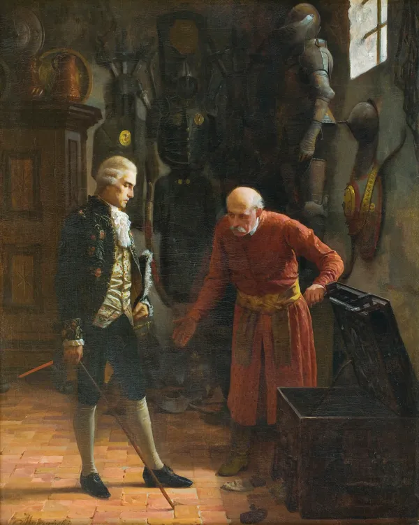 Julian  Maszyński, PUSTY SKARBIEC, PRZED/LUB 1889