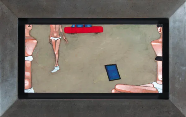 Jerzy Nowosielski, Akty i samochód, 1965