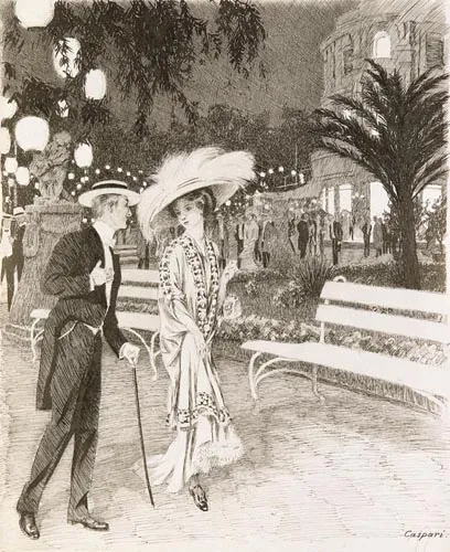 Walther Caspari, Letni wieczór w Nicei