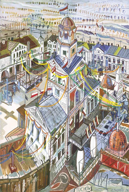 Edward Dwurnik, TUCHÓW, 1980