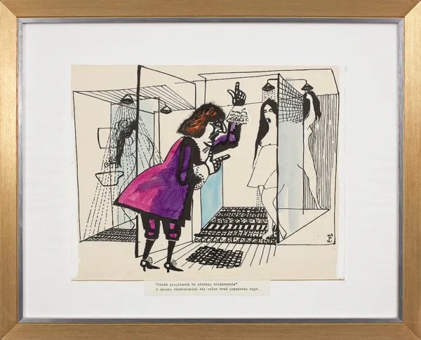 Jerzy  Flisak, RYSUNEK SATYRYCZNY