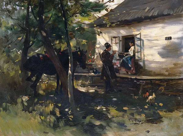 Józef Brandt, Zaloty, 1850-1900