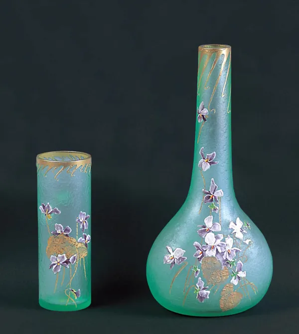 Autor nierozpoznany, DWA WAZONY LEGRAS, ok. 1900